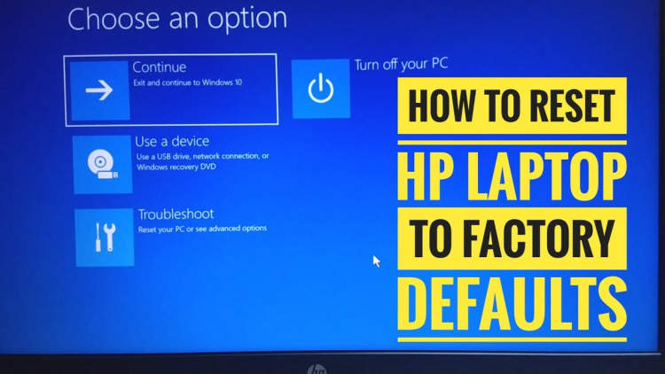 Learn Quick Steps to Reset HP Laptop: Get Started Now.