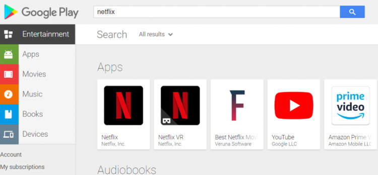 Step 3: Downloading the Netflix App