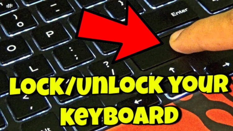 Taking Careful Actions To Unlock Laptop Keys