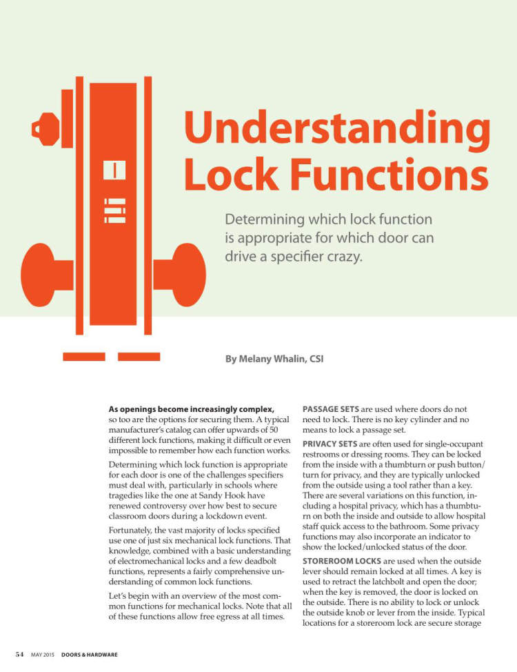 Understanding Lock Functions
