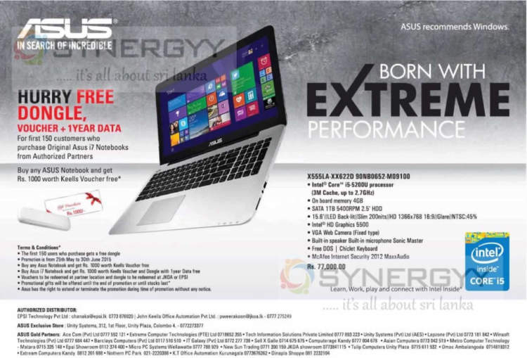 Upgrade to an Asus Laptop in Sri Lanka - Get the Best Deals Now!