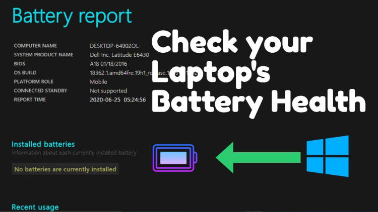 7 Tips to Check Laptop Battery Health Easily & Quickly