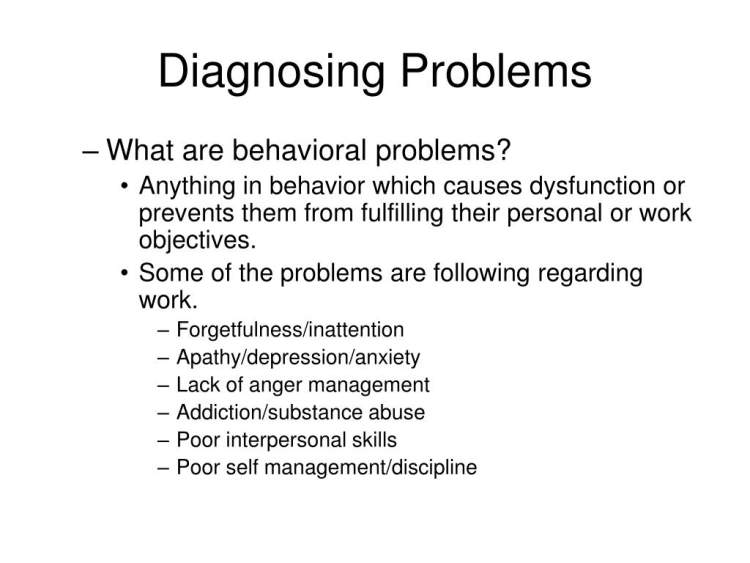 Diagnosing Issues