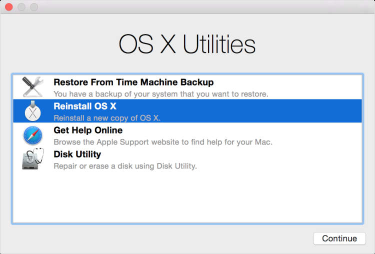 Restore and Reinstall OS